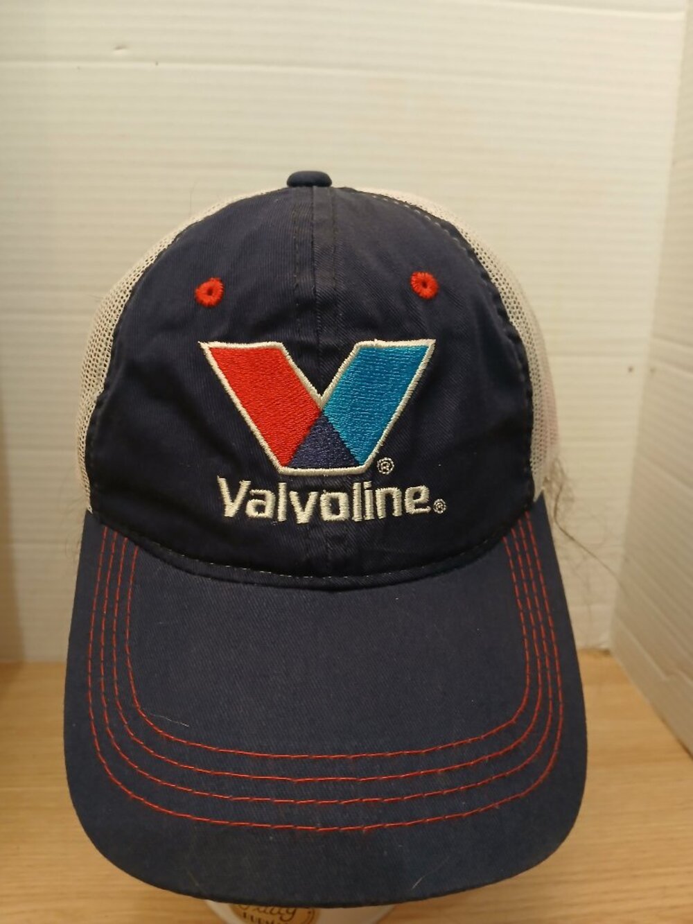 Vavoline Mesh Trucker Men's Hat Cap Vintage Adjustable Blue, Red 150 Anniversary